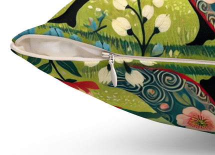 The Dragon Fairy’s Stride Spun Polyester Square Pillow