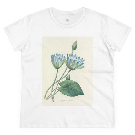 Choix des plus belles fleurs, Plate 055 by Pierre Joseph Redouté  Women's Midweight Cotton Tee