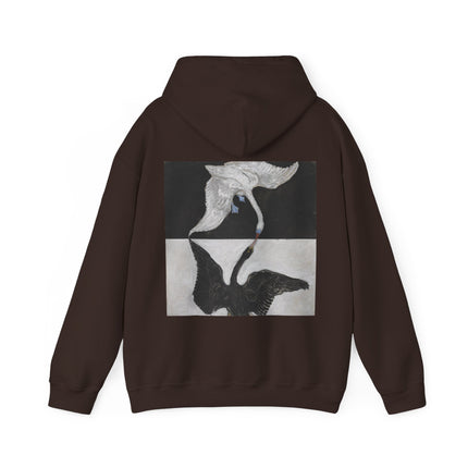 The Swan by Hilma af Klint Heavy Blend™ Hooded Sweatshirt