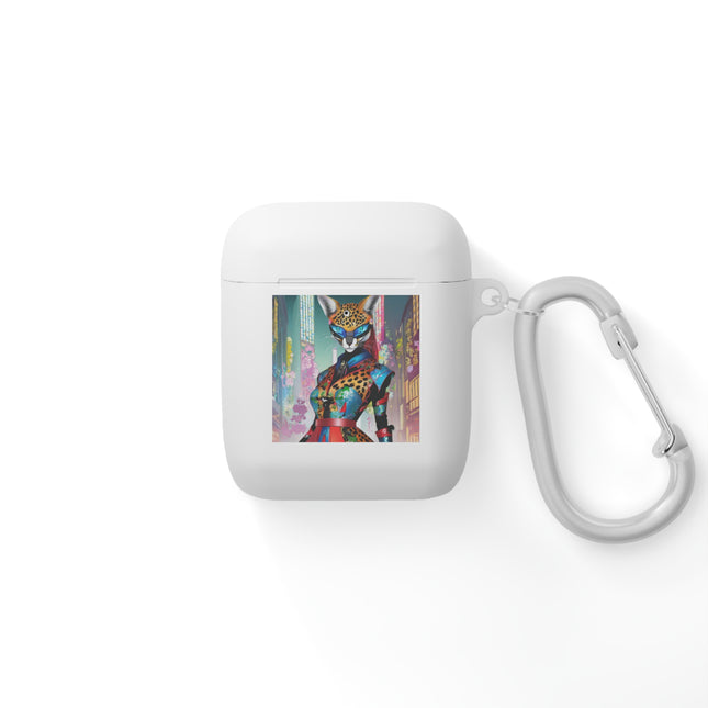Cyber Cat Glamour AirPods Case Cover