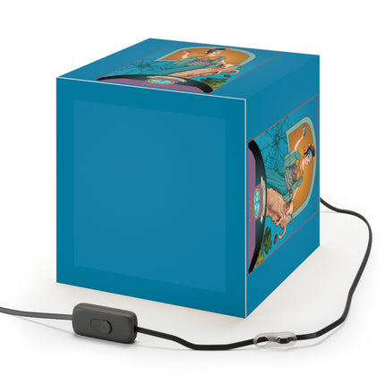 March & Aquamarine Zodiac Light Cube Lamp