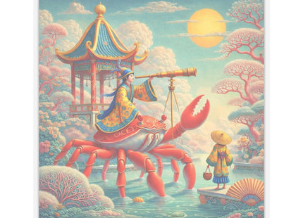 The Celestial Crab Navigator Kiss-Cut Stickers (4 Sizes)