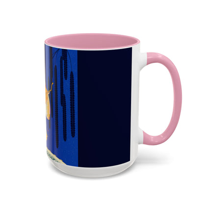 Celestial Melody Colorful Mug (11oz, 15oz) – Musical Grace, Starlit Beauty & Art Deco Elegance