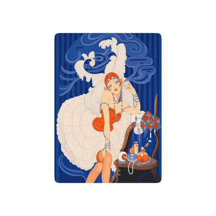 💎🪶 The Lady Of The Jeweled Boudoir Playing Cards – Art Deco Glamour