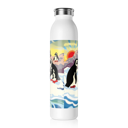 Snowball Shenanigans Slim Water Bottle