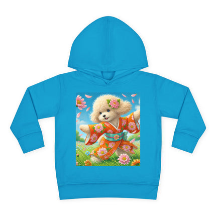 Chrysanthemum Meadow Play Toddler Pullover Fleece Hoodie