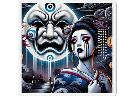 Geisha’s Black Ink Tears Die-Cut Magnets (5 Sizes)