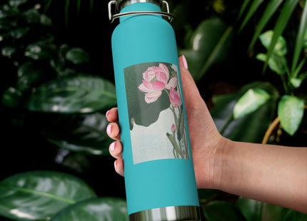 Blooming Lotus Flowers by Ohara Koson Vacuum Insulated Bottle, 22oz