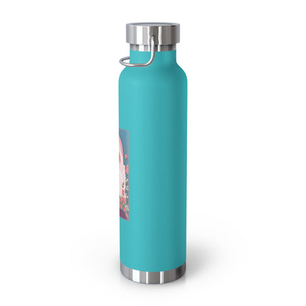 August & Peridot (from the Gem Series) by Sofia Chiostri Copper Vacuum Insulated Bottle, 22oz
