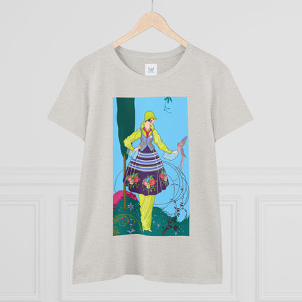 Exquisite Elegance by Umberto Brunelleschi Women's Midweight Cotton Tee