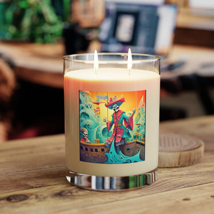 Skeleton Crew of the Misty Seas Scented Candle - Full Glass, 11oz