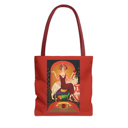 Astrology Gem Series: January & Garnet Tote Bag