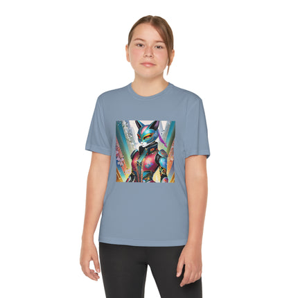 Cyberpunk Chic Youth Competitor Tee