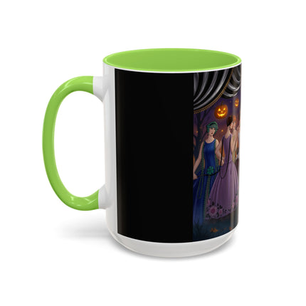 🏹🎃 Cupid's Arrow At Pumpkin Moon Manor Colorful Mug – Romantic Halloween Charm