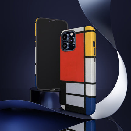 Composition with Red, Yellow, Blue, and Black by Piet Mondrian Phone Cases