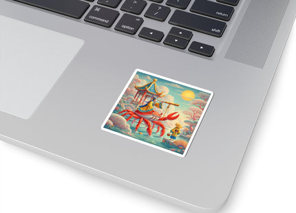 The Celestial Crab Navigator Kiss-Cut Stickers (4 Sizes)