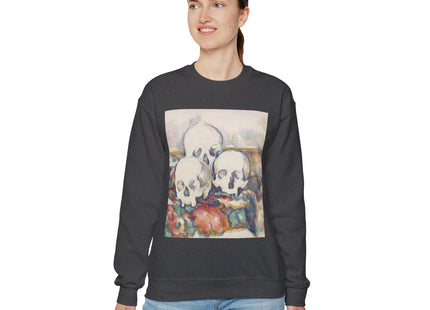 The Three Skulls by Paul Cézanne Unisex Heavy Blend™ Crewneck Sweatshirt