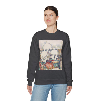 The Three Skulls by Paul Cézanne Unisex Heavy Blend™ Crewneck Sweatshirt