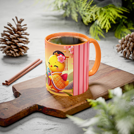 Whimsical Springtime Exchange Colorful Mugs (11oz, 15oz)