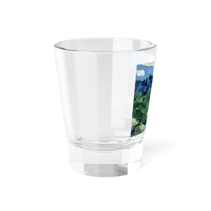 Olive Trees by Vincent Van Gogh Shot Glass, 1.5oz