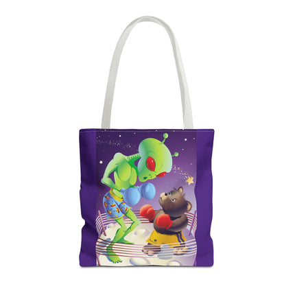 Cosmic Clash Tote Bag (AOP)