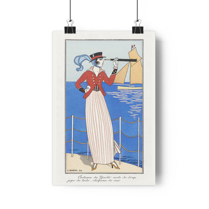 Costume de Yacht by George Barbier Giclée Art Print