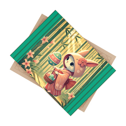 Geisha Kitten’s Easter Ceramic Tile