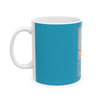 The Enchanting Painter: A Fairy's Artistic Touch Ceramic Mug 11oz