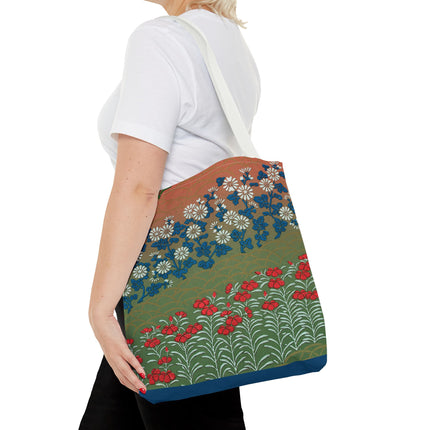 Japanese Flower Pattern II by G.A. Audsley Tote Bag (AOP)