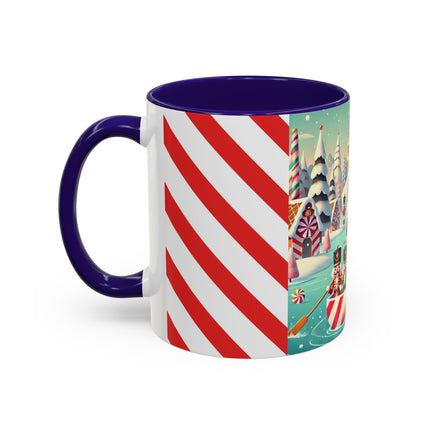 Nutcracker Candy-Striped Adventure Colorful Mugs (11oz, 15oz)