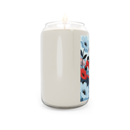 🐕🌺 The Floral Dash Scented Soy Candle – Art Deco Garden Adventure