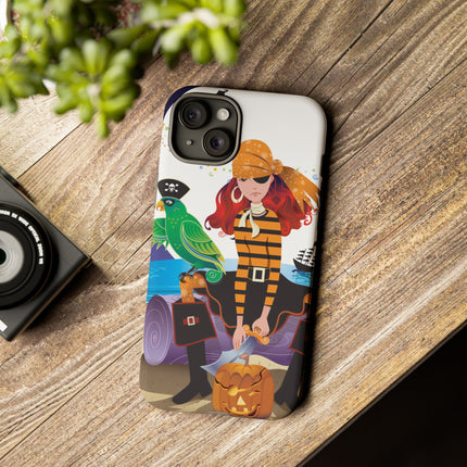 Moonlit Pirate Halloween Phone Cases