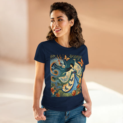 Fairy Waltz in the Butterfly Garden Cotton Tee