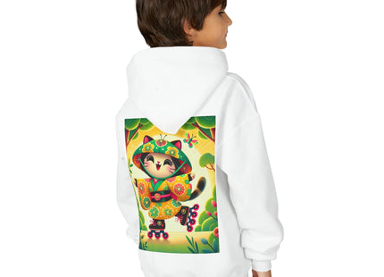 Firefly Dance on Wheels Youth Heavy Blend Hooded Sweatshirt