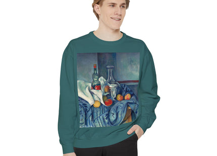 The Peppermint Bottle by Paul Cézanne Unisex Garment-Dyed Sweatshirt