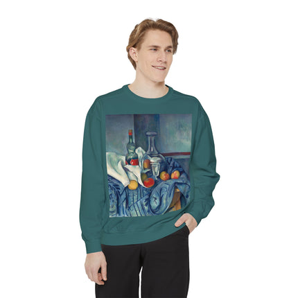 The Peppermint Bottle by Paul Cézanne Unisex Garment-Dyed Sweatshirt