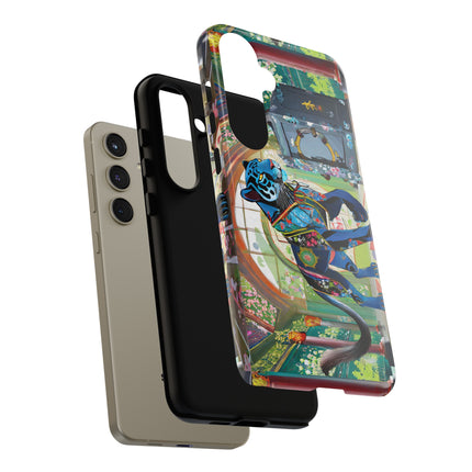 Cyber Panther's Hunt Phone Cases