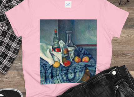 The Peppermint Bottle by Paul Cézanne Women's Midweight Cotton Tee