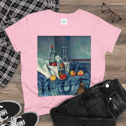 The Peppermint Bottle by Paul Cézanne Women's Midweight Cotton Tee