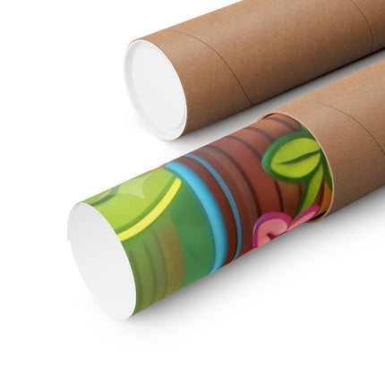 🐅🌿 Stealthy Stripes Matte Vertical Poster – Jungle Adventure & Fearless Spirit
