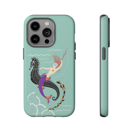 Mermaid on Seahorse Phone Case – Mythic Ocean Grace