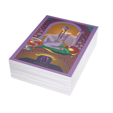 February & Amethyst (from the Gem Series) by Sofia Chiostri Postcards (envelopes included) - Bundles of 10, 30, 50 Pieces