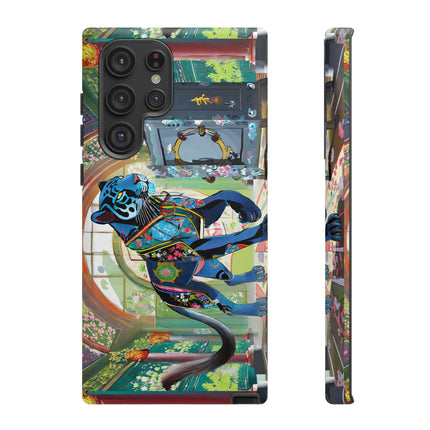 Cyber Panther's Hunt Phone Cases