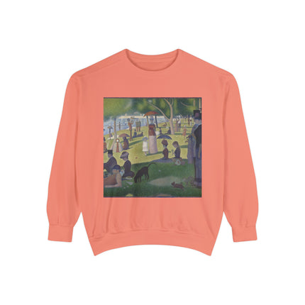 A Sunday on La Grande Jatte by Georges Seurat Unisex Garment-Dyed Sweatshirt