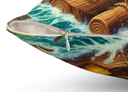 The Daring Drake Spun Polyester Square Pillow