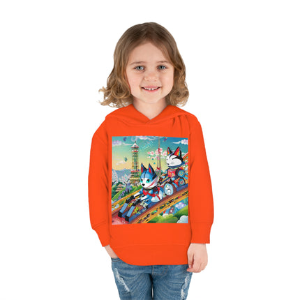 Kitsune Carnival Toddler Pullover Fleece Hoodie