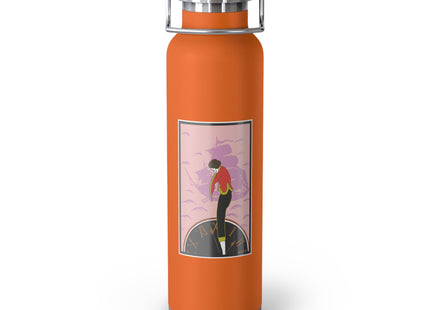 Woman Waiting for her Beloved at 1:59 by Kobayashi Kaichi Copper Vacuum Insulated Bottle, 22oz