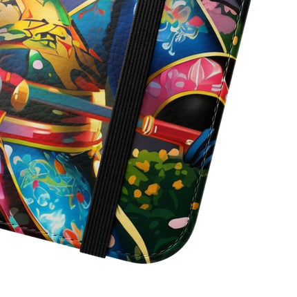 🦊⚔️ Cyberpunk Panda Samurai Flip Case – Futuristic Honor & Kitsune Spirit