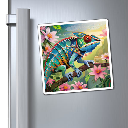 Camouflage Chameleon Magnet (3 Sizes)