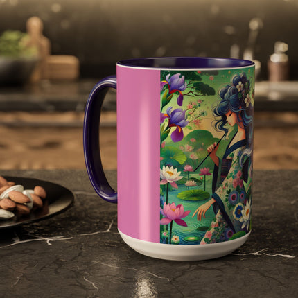 Fairy of the Koi Pond Colorful Mugs (11oz, 15oz)